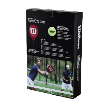 Набор для падела WILSON Optix XP Padel KIT, WR202110U2, ракетка + 3мяча, красный за 20&nbsp;362.60 ₽ купить в Нижнем Тагиле