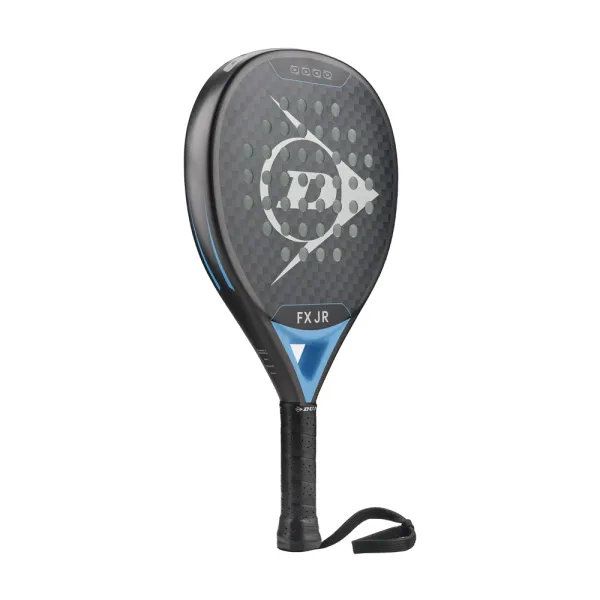 Ракетка для падела Dunlop FX Jr, 10370738, для юниоров, гибрид, графит, черно-голубой за 11&nbsp;019.40 ₽ в Нижнем Тагиле