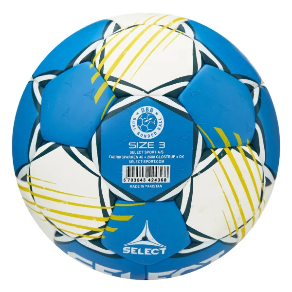 Мяч ганд. SELECT HB FORCE DB V25, 1622858205, Senior (р.3), EHF Appr,ПУ, гибр.сш., сине-белый за 8&nbsp;438.80 ₽ в Нижнем Тагиле