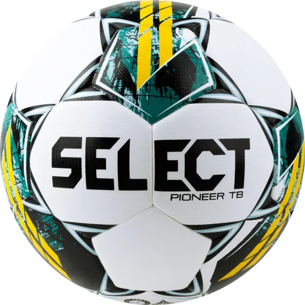 Мяч футб. SELECT Pioneer TB V23, 0865060005, р.5, FIFA Basic, 32п, ПУ, термосш, бело-зелено-желтый за 5&nbsp;684.80 ₽ в Нижнем Тагиле