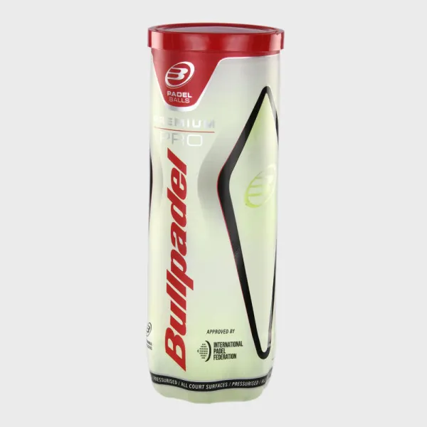 Мяч для падела BULLPADEL Premium PRO, 471959, уп.3 шт, FIP Approved, войлок, нат.резина,желтый за 1&nbsp;094.80 ₽ в Нижнем Тагиле