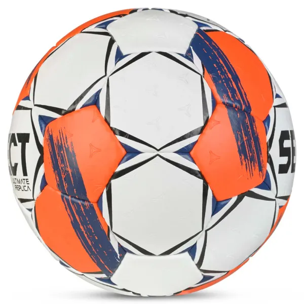 Мяч ганд. SELECT Ultimate Replica v25, 3572858745, р.3(Senior), ПУ,руч.сш, бел-оранж-т.син за 5&nbsp;373.70 ₽ в Нижнем Тагиле