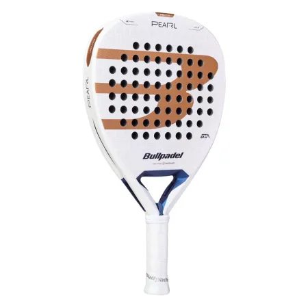 Ракетка для падела BULLPADEL Pearl 27, 497249, для проф-в, стекловолокно,карбон, бело-золотистый за 44&nbsp;319 ₽ купить в Нижнем Тагиле
