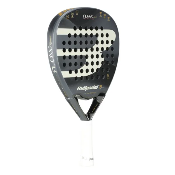 Ракетка для падела BULLPADEL Flow Legend, 494405, для профессионалов, стекловолокно,черно-белый за 31&nbsp;307.20 ₽ в Нижнем Тагиле