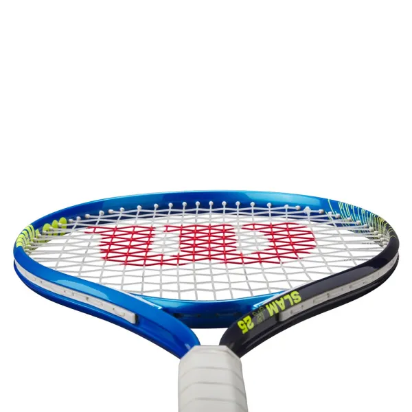 Ракетка б/т дет. Wilson Slam Jr 25, WR171810U, для детей 8-10лет, алюминий,со струнами, сине-голубой за 5&nbsp;271.70 ₽ в Нижнем Тагиле