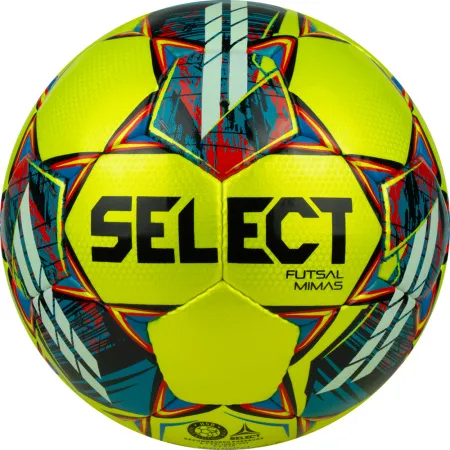 Мяч футзал. SELECT Futsal Mimas, 1053460550, р.4,FIFA Basic, 32 пан, гл.ПУ, руч.сш, жел-сине-красный за 6&nbsp;303.60 ₽ купить в Нижнем Тагиле