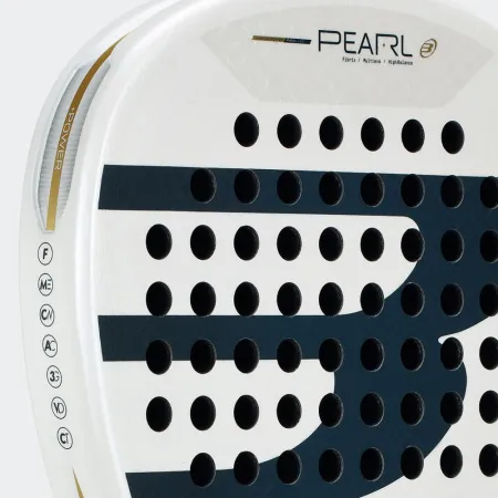 Ракетка для падела BULLPADEL Pearl 26, 493804, для профессионалов, карбон, бело-серый за 35&nbsp;929.50 ₽ купить в Нижнем Тагиле
