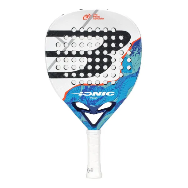 Ракетка для падела BULLPADEL Ionic Power 26, 494411, для продв. игроков, стекловолокно, сине-белый за 28&nbsp;944.20 ₽ в Нижнем Тагиле
