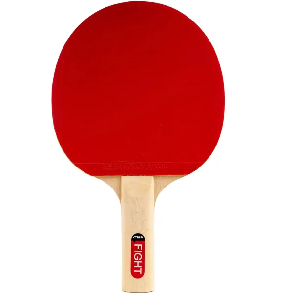 Ракетка для н/т Stiga Fight Red, 184001, для любителей, накладка 1,5 мм ITTF, прямая ручка за 1&nbsp;837.70 ₽ в Нижнем Тагиле