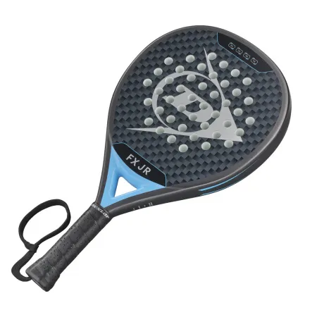 Ракетка для падела Dunlop FX Jr, 10370738, для юниоров, гибрид, графит, черно-голубой за 11&nbsp;019.40 ₽ купить в Нижнем Тагиле