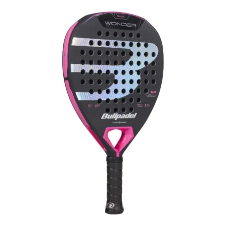 Ракетка для падела BULLPADEL Wonder 27, 497250, для продв.игроков, стекловолокно, карбон, черно-роз за 42&nbsp;969.20 ₽ купить в Нижнем Тагиле