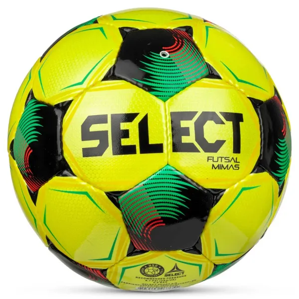 Мяч футзал. SELECT Futsal Mimas V26, 1053471007, р.4,FIFA Basic, 32п, ПУ, руч.сш, желто-зелено-черн. за 6&nbsp;113.20 ₽ в Нижнем Тагиле