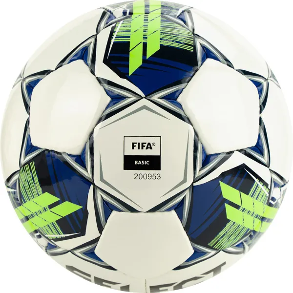 Мяч футзал. SELECT Futsal Master Shiny V22, 1043460004, р.4, Basic,32п, гл.ПУ, руч.сш,бел-син-зел за 7&nbsp;539.50 ₽ в Нижнем Тагиле