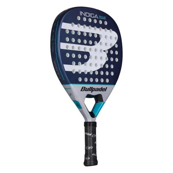 Ракетка для падела BULLPADEL Indiga Power 26, 494416, для начинающих, стекловолокно, темносине-серый за 14&nbsp;672.70 ₽ в Нижнем Тагиле