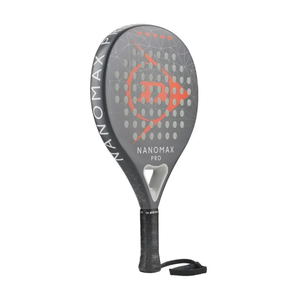 Ракетка для падела Dunlop Nanomax Pro, 10370739, для профессионалов, карбон,серо-оранжевый за 17&nbsp;248.20 ₽ в Нижнем Тагиле