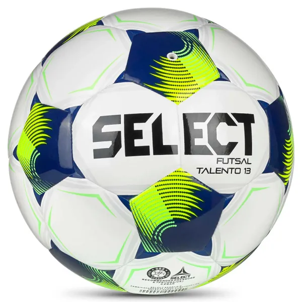 Мяч футзал. SELECT Futsal Talento 13 V26, 1062471015, р.3, 32п, ТПУ, гибр.сш, бело-сине-желтый за 4&nbsp;355.40 ₽ в Нижнем Тагиле