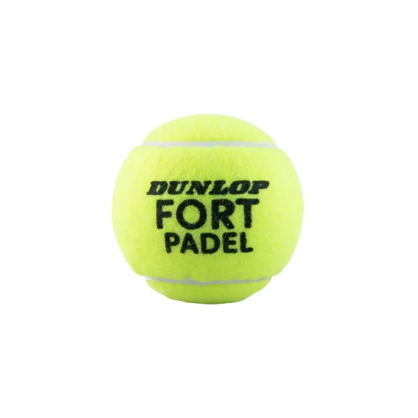 Мяч для падела Dunlop Fort Padel, 601555, уп.3 шт, FIP, сукно, нат.резина,желтый за 1&nbsp;135.60 ₽ в Нижнем Тагиле