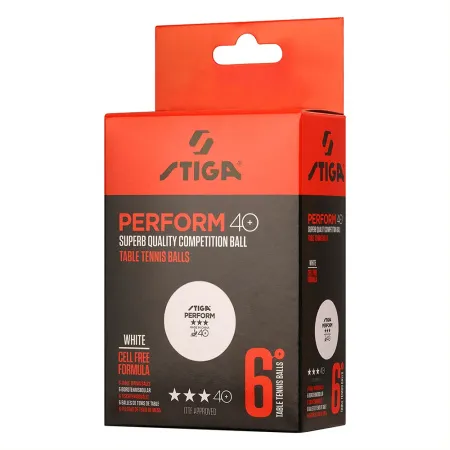 Мяч для наст. тенниса Stiga Perform 3***, 40+, 1113-2110-06, пластик, ITTF Appr., уп.6 шт, бел за 2&nbsp;121.60 ₽ купить в Нижнем Тагиле