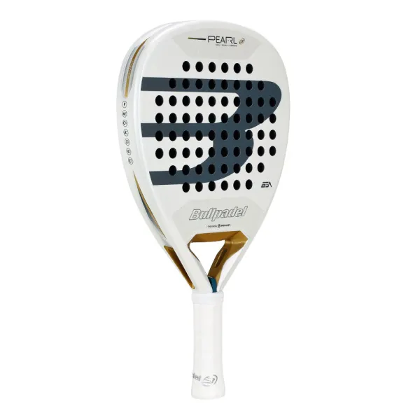 Ракетка для падела BULLPADEL Pearl 26, 493804, для профессионалов, карбон, бело-серый за 35&nbsp;929.50 ₽ в Нижнем Тагиле