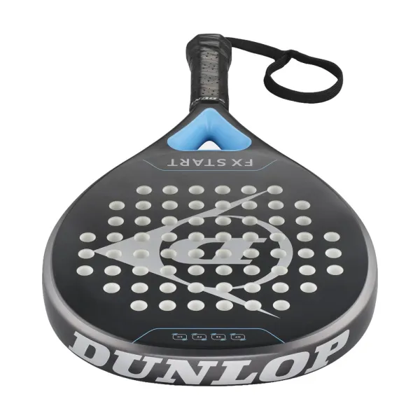 Ракетка для падела Dunlop FX Start, 10370737, для начинающих, гибрид, графит, черно-синий за 13&nbsp;175 ₽ в Нижнем Тагиле