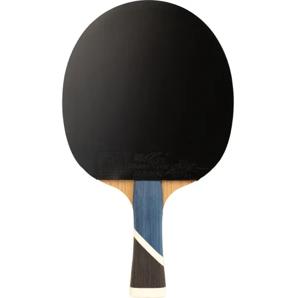 Ракетка для н/т DOUBLE FISH 5A+C, для продвин, ITTF Appr, накл. 2,1 мм, конич. ручка+ 2 мяча V40+мм за 2&nbsp;779.50 ₽ в Нижнем Тагиле