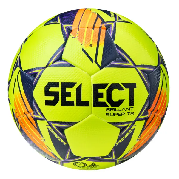 Мяч футб. SELECT Brillant Super TB, 3615968509,р.5, FIFA PRO, ПУ, 32пан. термосш, желто-оранж-фиолет за 15&nbsp;694.40 ₽ в Нижнем Тагиле