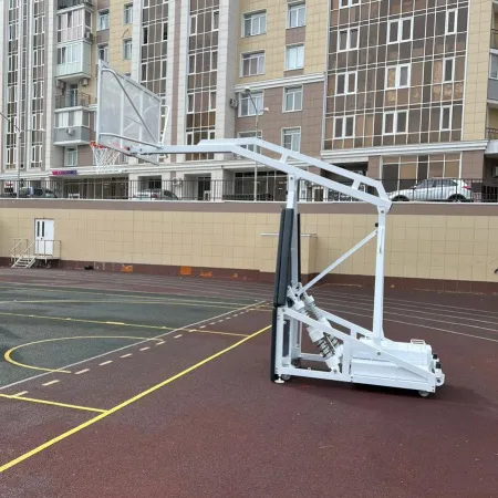Баскетбольная стойка мобильная складная на пружинах вынос 2,25 м c противовесом ZAVODSPORTA за 530&nbsp;660 ₽ купить в Нижнем Тагиле