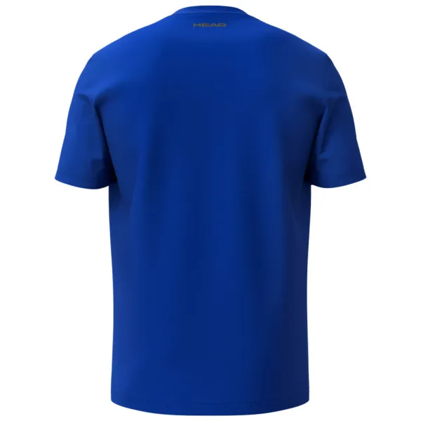 СЦ*Футболка мужская HEAD Club Original T-Shirt M 811855-Ro-S, р.S, хлопок,полиэстер,эластан, синий за 2&nbsp;888.30 ₽ в Нижнем Тагиле