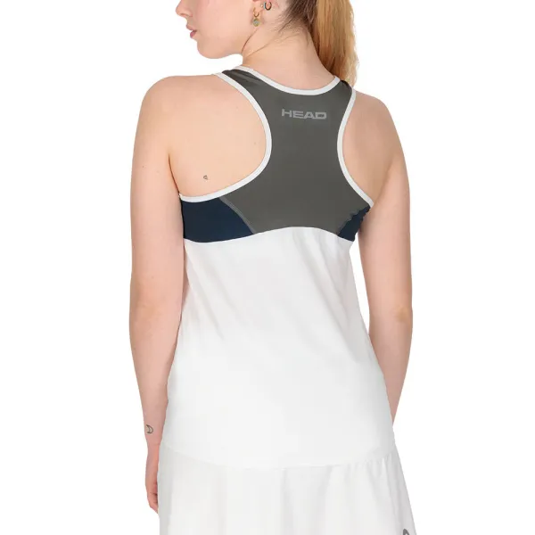 СЦ*Майка жен. HEAD Club 22 Tank Top W 814461-WHDB-L, р.L, 92% полиэстер, 8% эластан, белый за 3&nbsp;500.30 ₽ в Нижнем Тагиле