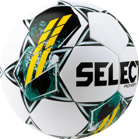 Мяч футб. SELECT Pioneer TB V23, 0865060005, р.5, FIFA Basic, 32п, ПУ, термосш, бело-зелено-желтый за 5&nbsp;684.80 ₽ купить в Нижнем Тагиле