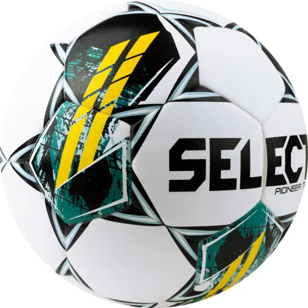 Мяч футб. SELECT Pioneer TB V23, 0865060005, р.5, FIFA Basic, 32п, ПУ, термосш, бело-зелено-желтый за 5&nbsp;684.80 ₽ в Нижнем Тагиле