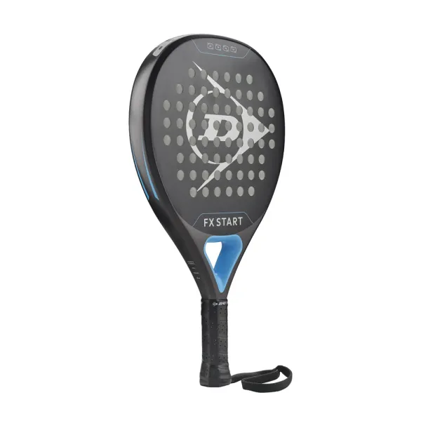 Ракетка для падела Dunlop FX Start, 10370737, для начинающих, гибрид, графит, черно-синий за 13&nbsp;175 ₽ в Нижнем Тагиле