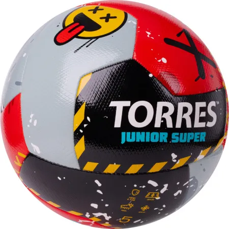 Мяч футб. TORRES Junior-5 Super, F323305, р.5, ПУ,4сл,12 п,гибрид.сш,крас-чёрн-сер за 2&nbsp;272.90 ₽ купить в Нижнем Тагиле