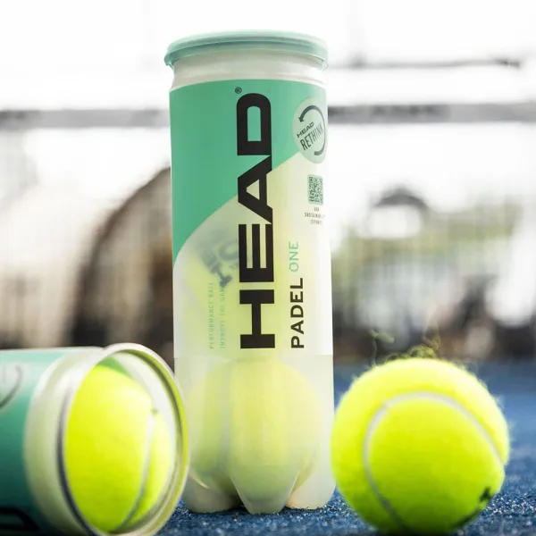Мяч для падела HEAD Padel One S, 575383, уп.3 шт, FIP Approved, войлок,нат.резина,желтый за 933.30 ₽ в Нижнем Тагиле