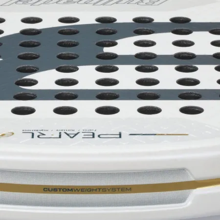 Ракетка для падела BULLPADEL Pearl 26, 493804, для профессионалов, карбон, бело-серый за 35&nbsp;929.50 ₽ купить в Нижнем Тагиле