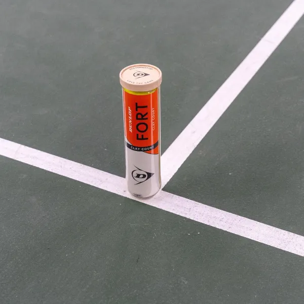 Мяч теннисный Dunlop Fort Clay Court 4B, 601613, уп.4 шт,одобр.ITF и FFT,сукно,нат.резина,желтый за 1&nbsp;812.20 ₽ в Нижнем Тагиле