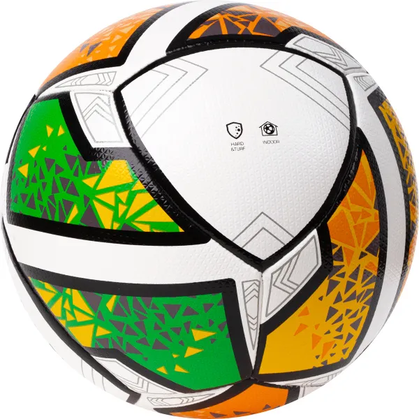 Мяч футзал. TORRES Futsal Club, FS323764, р.4, 10 пан. ПУ, 4 под. сл, гибрид. сш. бело-зел-оранж за 2&nbsp;264.40 ₽ в Нижнем Тагиле