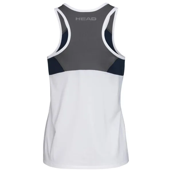 СЦ*Майка жен. HEAD Club 22 Tank Top W 814461-WHDB-L, р.L, 92% полиэстер, 8% эластан, белый за 3&nbsp;500.30 ₽ в Нижнем Тагиле