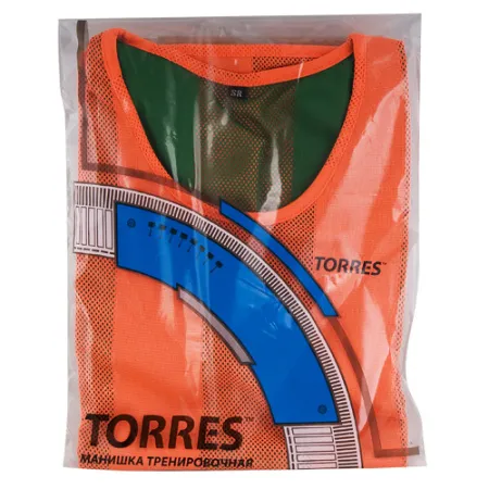 Манишка детская TORRES двухсторонняя, TR11949O/G, р.Jr, тренировочная, полиэстер, оранж-зелен за 1&nbsp;026.80 ₽ купить в Нижнем Тагиле