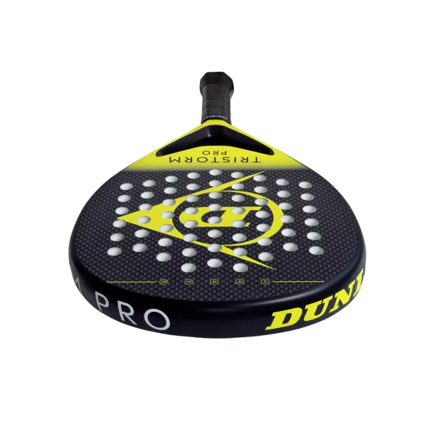 Ракетка для падела Dunlop Tristorm Pro, 10359946, для опытных игроков, графит, черно-желтый за 19&nbsp;643.50 ₽ в Нижнем Тагиле