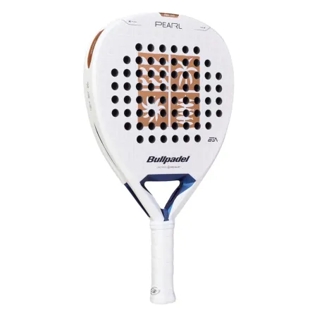 Ракетка для падела BULLPADEL Pearl 27, 497249, для проф-в, стекловолокно,карбон, бело-золотистый за 44&nbsp;319 ₽ купить в Нижнем Тагиле