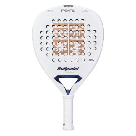 Ракетка для падела BULLPADEL Pearl 27, 497249, для проф-в, стекловолокно,карбон, бело-золотистый за 44&nbsp;319 ₽ купить в Нижнем Тагиле