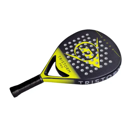 Ракетка для падела Dunlop Tristorm Pro, 10359946, для опытных игроков, графит, черно-желтый за 19&nbsp;643.50 ₽ купить в Нижнем Тагиле