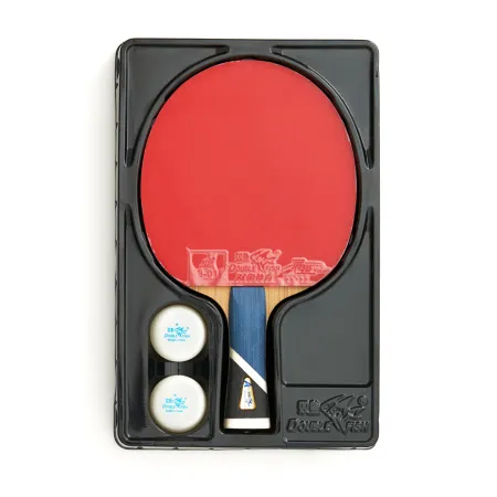 Ракетка для н/т DOUBLE FISH 5A+C, для продвин, ITTF Appr, накл. 2,1 мм, конич. ручка+ 2 мяча V40+мм за 2&nbsp;779.50 ₽ купить в Нижнем Тагиле