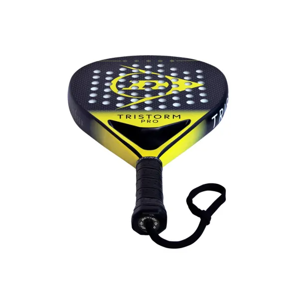 Ракетка для падела Dunlop Tristorm Pro, 10359946, для опытных игроков, графит, черно-желтый за 19&nbsp;643.50 ₽ в Нижнем Тагиле