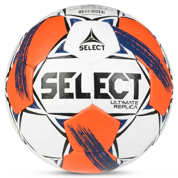 Мяч ганд. SELECT Ultimate Replica v25, 3572858745, р.3(Senior), ПУ,руч.сш, бел-оранж-т.син за 5&nbsp;373.70 ₽ в Нижнем Тагиле