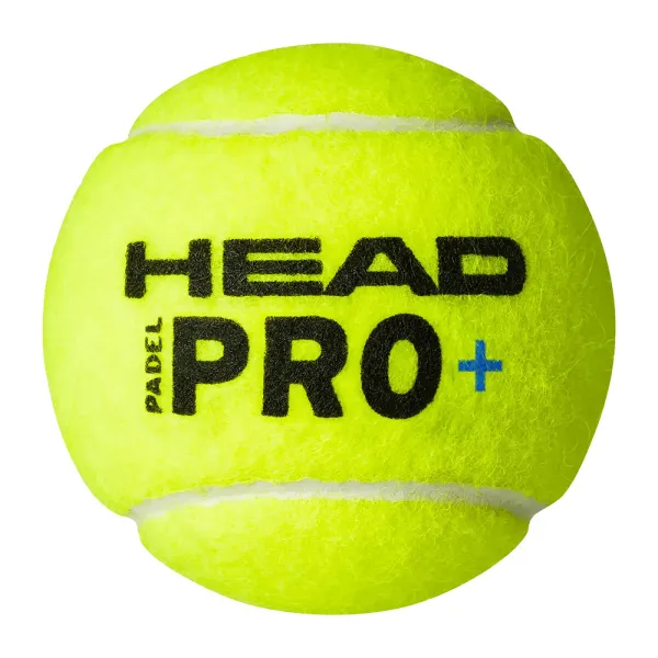 Мяч для падела HEAD Padel Pro+, 540203, уп.3 шт, FIP Approved, войлок,нат.резина,желтый за 933.30 ₽ в Нижнем Тагиле