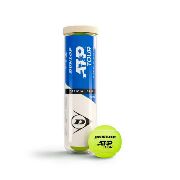 Мяч теннисный Dunlop ATP Official Tour Premium 4B, 601599, уп.4шт, одобр. ITF, нат.резина,фетр. за 1&nbsp;734 ₽ в Нижнем Тагиле